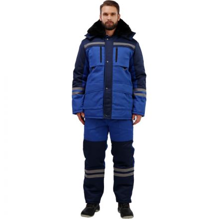 Костюм рабочий зимний муж з03-КПК вас/син (р.68-70) 182-188