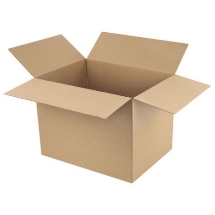 Гофрокороб, длина 500 мм х ширина 370 мм х высота 370 мм, марка Т22, профиль В, FEFCO 0201 / ГОСТ, исполнение А, 440107