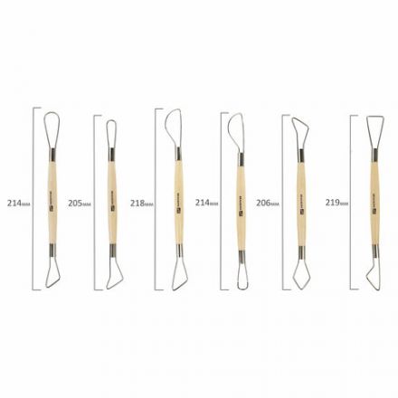 Стеки-петли для моделирования из дерева и металла, НАБОР 6 шт., BRAUBERG ART, 271168 Стеки-петли для моделирования из дерева и металла, НАБОР 6 шт., BRAUBERG ART, 271168