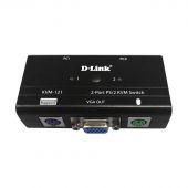 Модуль D-Link KVM-121/B1A, 2-port KVM Switch w.VGA,PS/2,Audio (KVM-121/B1A)