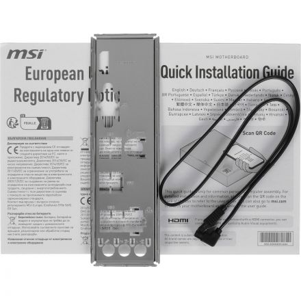 Материнская плата MSI PRO B760M-E, s1700, Intel B760, 2xDDR5, mATX