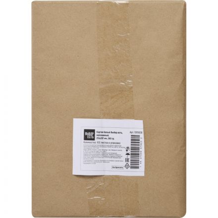 Картон белый №1 School 100л,А4,мелов,240гр, уп.крафт