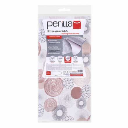 Чехол для гладильной доски УНИВЕРСАЛЬНЫЙ, 140х52 см, БОЛЬШОЙ, цвет ассорти, Тефлон, DOGRULAR, UAB54003