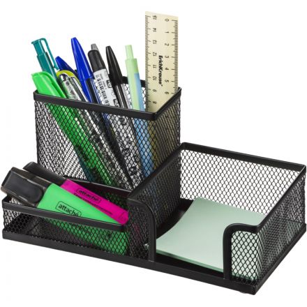 Подставка-стакан для канц принадл.M&G, метал сетка, черн, 220x100x100 мм