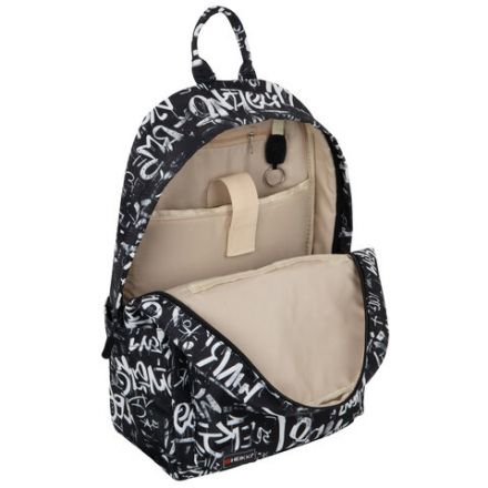 Рюкзак HEIKKI DREAM (ХЕЙКИ) универсальный, с карманом для ноутбука, эргономичный, "Lettering", 42х26х14 см, 273851