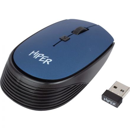 Мышь компьютерная HIPER (HOMW-083) беспроводная/синяя