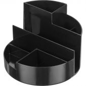 Подставка для канцелярских мелочей Attache Профи черная 7 отделений