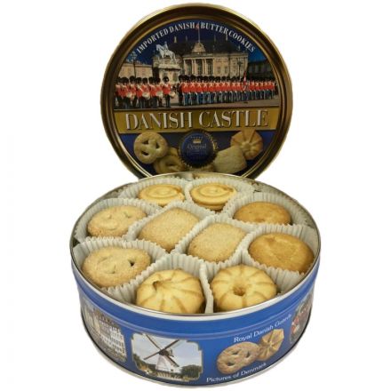 Печенье сдобное Bisquini Замки Дании ж/б, 454г Печенье сдобное Bisquini Замки Дании ж/б, 454г