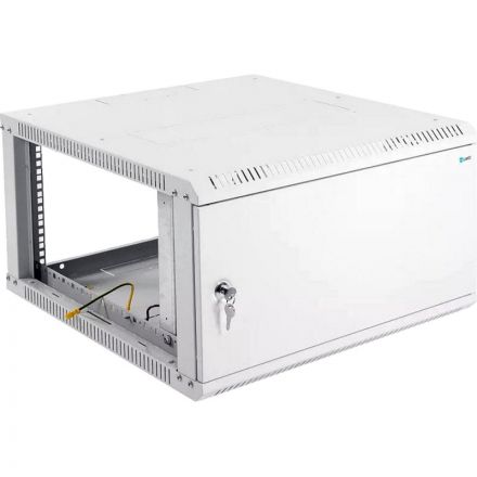 Шкаф настенный телеком. ЦМО разб. 6U (600х650) дверь металл (ШРН-Э-6.650.1)