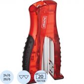 Степлер вертикальный Attache 8918 до 20 листов красный