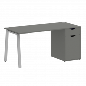 Home Office Стол письменный VR.SP-3-158.1.A Металлик/Серый металл 1580*720*750