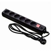 Сетевой фильтр Buro 600SH-1.8-B 1.8м (6 розеток) черный Сетевой фильтр Buro 600SH-1.8-B 1.8м (6 розеток) черный