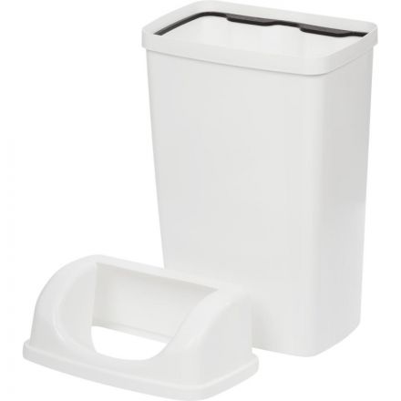 Контейнер для мусора Luscan Professional настенный 50л белый R-3519