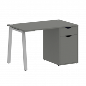 Home Office Стол письменный VR.SP-3-118.1.A Металлик/Серый металл 1180*720*750 Home Office Стол письменный VR.SP-3-118.1.A Металлик/Серый металл 1180*720*750