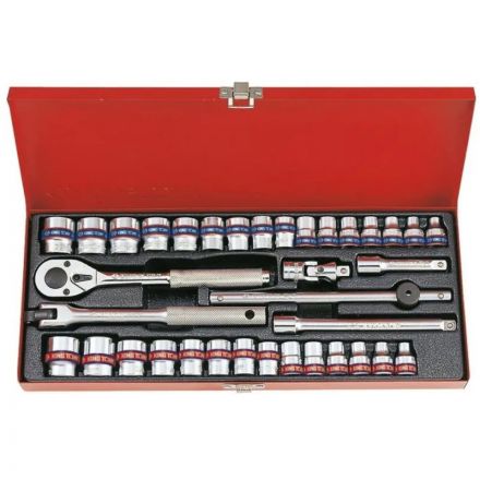 Набор  головок 3/8,двенадцатигр.,6-22мм,1/4-13/16,3 предм. KING TONY