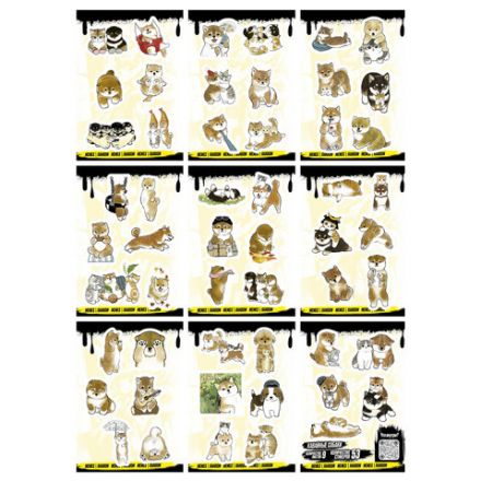 Наклейки виниловые, 49-53 шт., 9 листов, А6, "ЗАБАВНЫЕ ДИЗАЙНЫ", АССОРТИ, NALEPKING