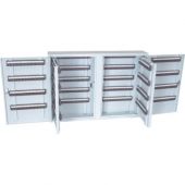 Шкаф для ключей Мн КЛ-340 на 340 ключей, 2 замка 824х130х580