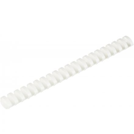 Пружины для переплета пластиковые 21 кольцо, 25 мм, (белые), 50 шт./уп