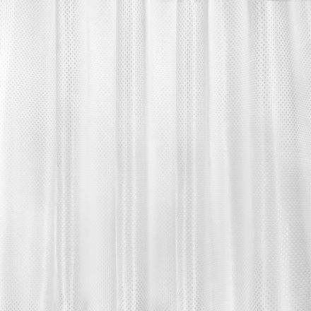 Шторка для ванной ПОЛИЭСТЕР, 180х200 см, кольца в комплекте, БЕЛЫЙ БРИЛЛИАНТ, PRIMILA (ПРИМИЛА), 700093