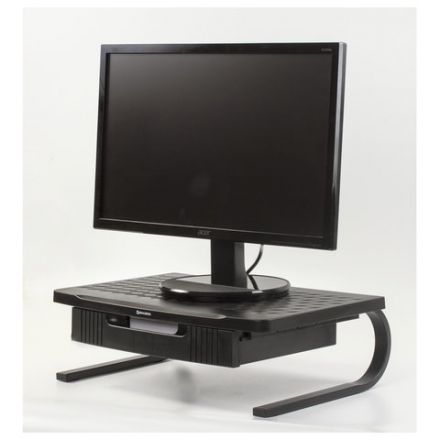 Подставка для оргтехники BRAUBERG, 1 отделение, 460х300х145 мм, металлическое основание, черная, 512667 Подставка для оргтехники BRAUBERG, 1 отделение, 460х300х145 мм, металлическое основание, черная, 512667