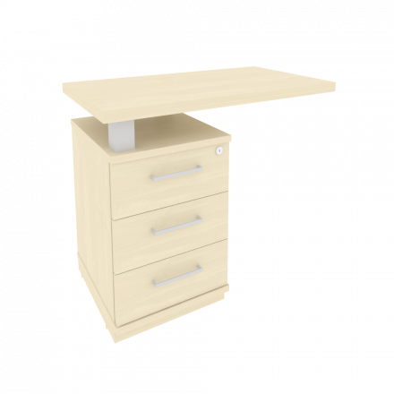 First Тумба приставная с топом левая KTP-1 (L) Клён 900*500*765 First Тумба приставная с топом левая KTP-1 (L) Клён 900*500*765