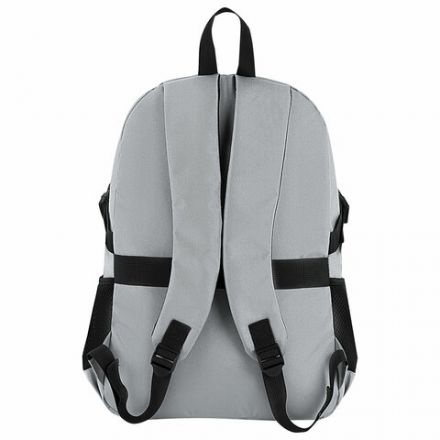 Рюкзак HEIKKI CHOICE (ХЕЙКИ) универсальный, 2 отделения, багажная лента, серый, 42х32х13 см, 272538