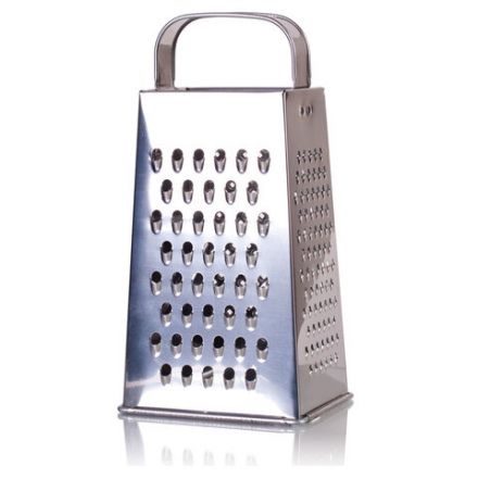 Терка 4 грани 22х11х8,5 см, белая жесть, BOOMHOUSE (БумХаус) Classic, 701858