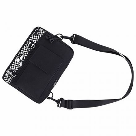 Сумка на плечо HEIKKI TORRENT (ХЕЙКИ) с карманом, "Chess emoji", черная, 25х18х3 см, 272638 Сумка на плечо HEIKKI TORRENT (ХЕЙКИ) с карманом, "Chess emoji", черная, 25х18х3 см, 272638