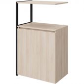 Полустеллаж для документов K-Loft  241H023 645х400х1068 дуб сканд/черный