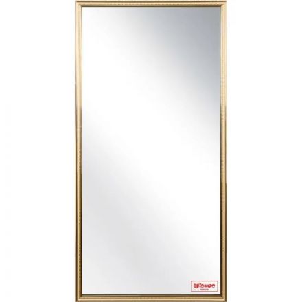 Зеркало МГЛ_настенное Комус Мебель 120К (600x1400) багет ПВХ бежев.косичка