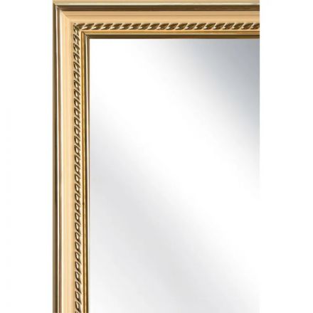 Зеркало МГЛ_настенное Комус Мебель 120К (600x1400) багет ПВХ бежев.косичка