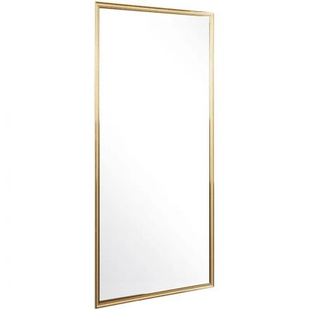 Зеркало МГЛ_настенное Комус Мебель 120К (600x1400) багет ПВХ бежев.косичка