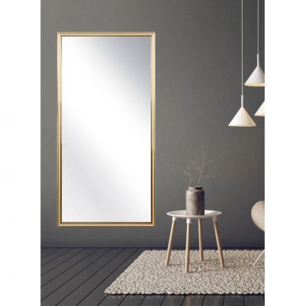 Зеркало МГЛ_настенное Комус Мебель 120К (600x1400) багет ПВХ бежев.косичка