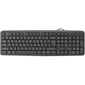 Клавиатура проводная DEFENDER Element HB-520, USB, 104 клавиши + 3 дополнительные клавиши, черная, 45522