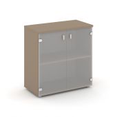 Estetica Шкаф низ. широкий (2 низ. фасада стекло) ES.ST-3.2 Латте/Сатин матовый 800*420*823 Estetica Шкаф низ. широкий (2 низ. фасада стекло) ES.ST-3.2 Латте/Сатин матовый 800*420*823