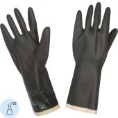 Перчатки защитные КРИЗ КЩС (К20Щ20) тип 2 латекс черные (размер 10)