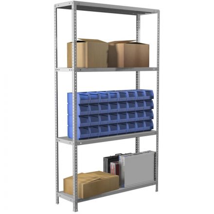 Стеллаж медицинский Практик СТМ MS (4 полки, 1000х300х1850 мм)