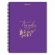 Папка-тетрадь для нот А4, 20 вкладышей на 40 страниц, на гребне, пластик, ФИОЛЕТОВАЯ, BRAUBERG, 404645