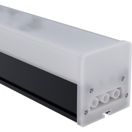 Светильник светодиодный линейный, универсальный, 20Вт, 4000К, IP40, чёрн