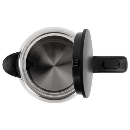 Чайник BRASSON (БРАССОН) KT-040, 1,7 л, 2200 Вт, индикатор уровня воды, сталь, черный, 455192