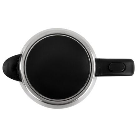 Чайник BRASSON (БРАССОН) KT-040, 1,7 л, 2200 Вт, индикатор уровня воды, сталь, черный, 455192