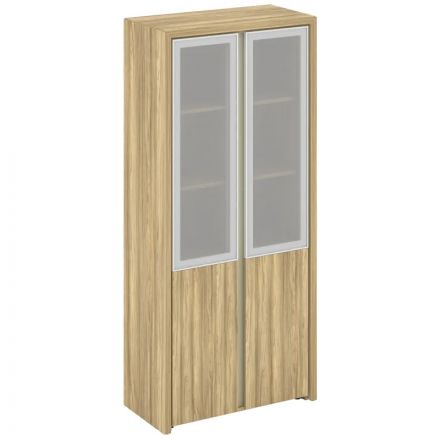 Шкаф Corner выс шир 2низ.фас. ЛДСП+2ср.ф.ст.в раме COR.ST-1.2R Гикори пес