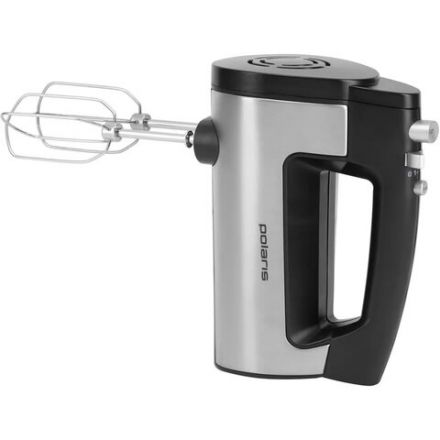 Миксер POLARIS PHM 5009A, 500 Вт, 6 скоростей, 2 венчика, 2 крюка для теста, черный, 25323 Миксер POLARIS PHM 5009A, 500 Вт, 6 скоростей, 2 венчика, 2 крюка для теста, черный, 25323