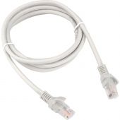 Патч-корд LSZH UTP Cablexpert кат.5e, 1м, литой, многожильный (серый)