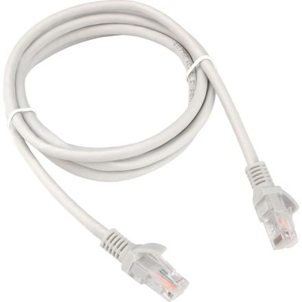 Патч-корд LSZH UTP Cablexpert кат.5e, 1м, литой, многожильный (серый)