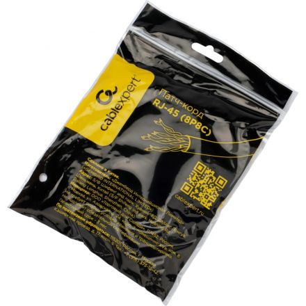 Патч-корд LSZH UTP Cablexpert кат.5e, 1м, литой, многожильный (серый)