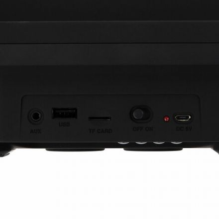 Колонка портативная с подсветкой SONNEN B306, 12 Вт, Bluetooth, FM-тюнер, microSD, MP3-плеер, черная, 513479 Колонка портативная с подсветкой SONNEN B306, 12 Вт, Bluetooth, FM-тюнер, microSD, MP3-плеер, черная, 513479