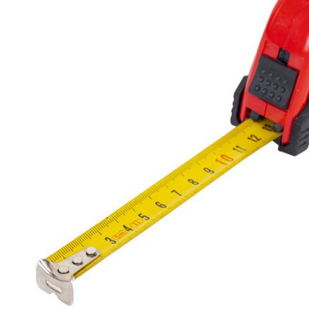 Рулетка измерительная 5 м х 19 мм, обрезиненный корпус, 3 фиксатора, ГРАНДМАСТЕР Ultra, 671352