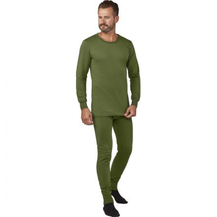 Белье нательное трикотаж зимнее с начесом цв.олива (р.48-50) р. 170-176