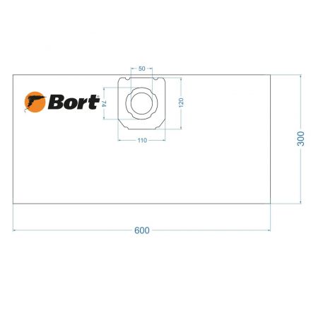 Комплект мешков пылесборных для пылесоса Bort BB-15 (91275868)